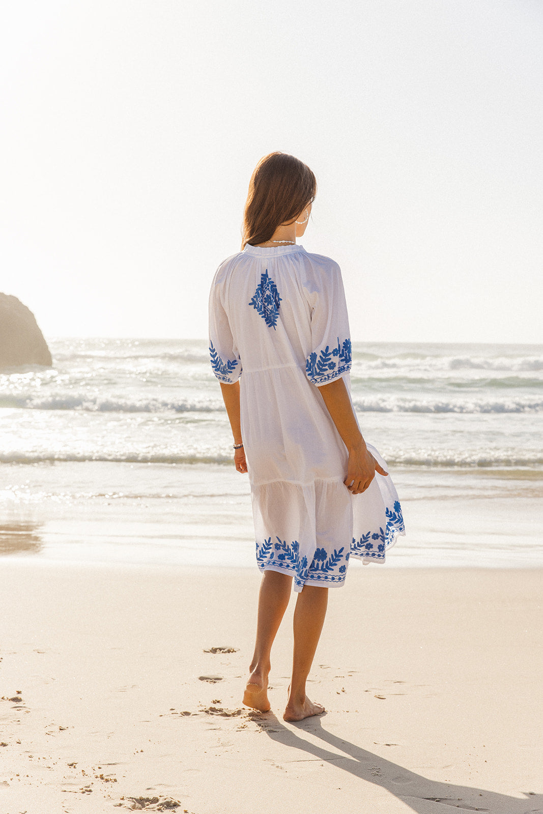 Julia Dress - Sofia Aari Embroidery