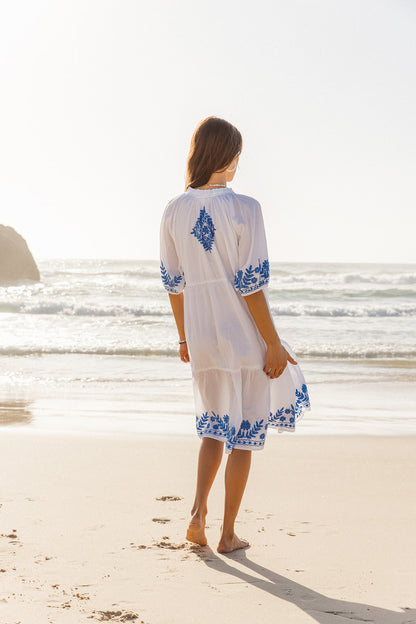 Julia Dress - Sofia Aari Embroidery