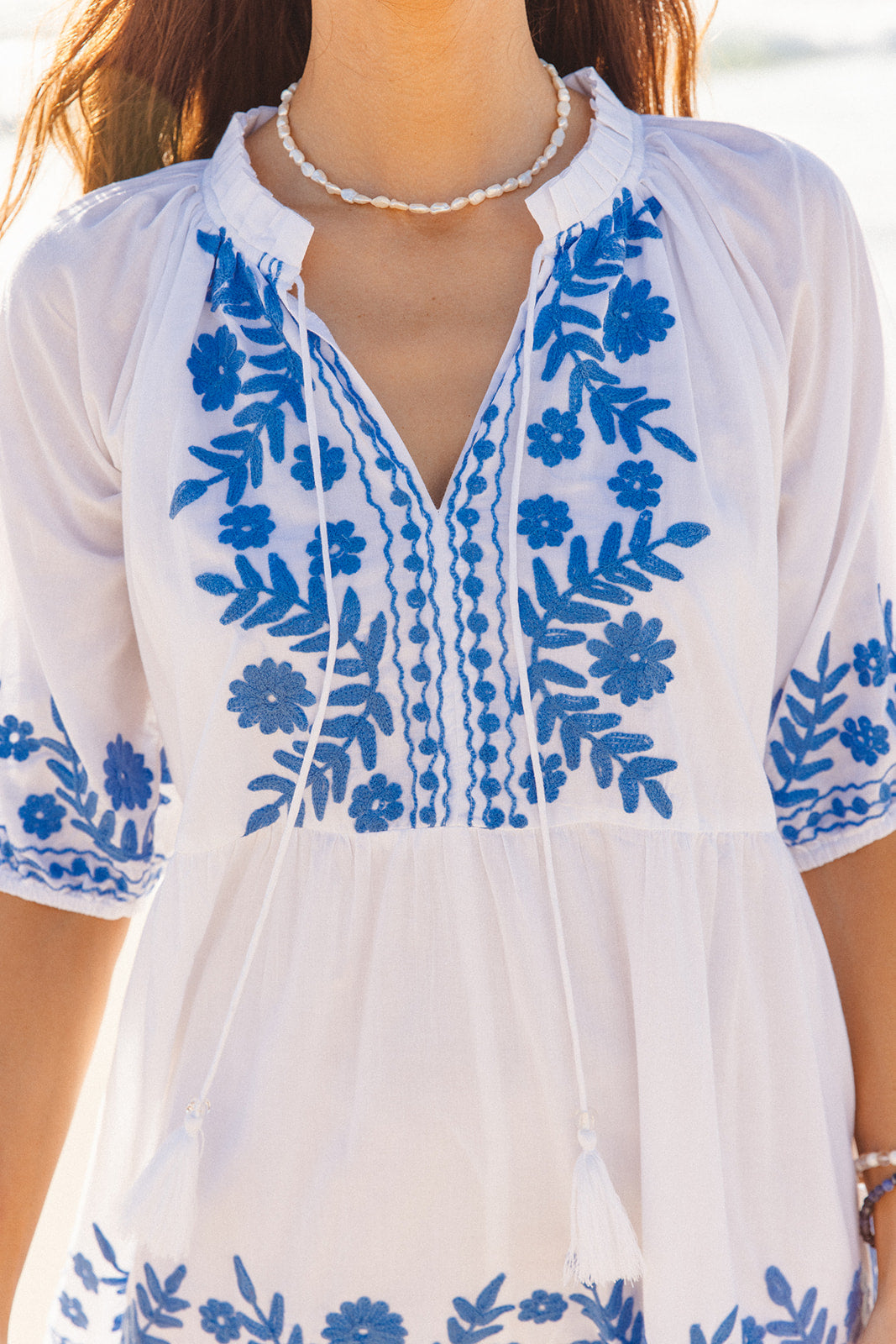 Julia Dress - Sofia Aari Embroidery