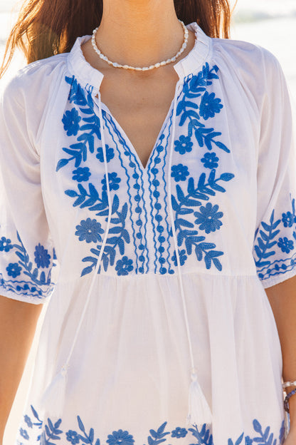 Julia Dress - Sofia Aari Embroidery