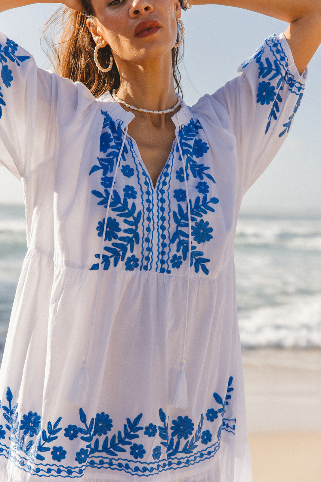 Julia Dress - Sofia Aari Embroidery