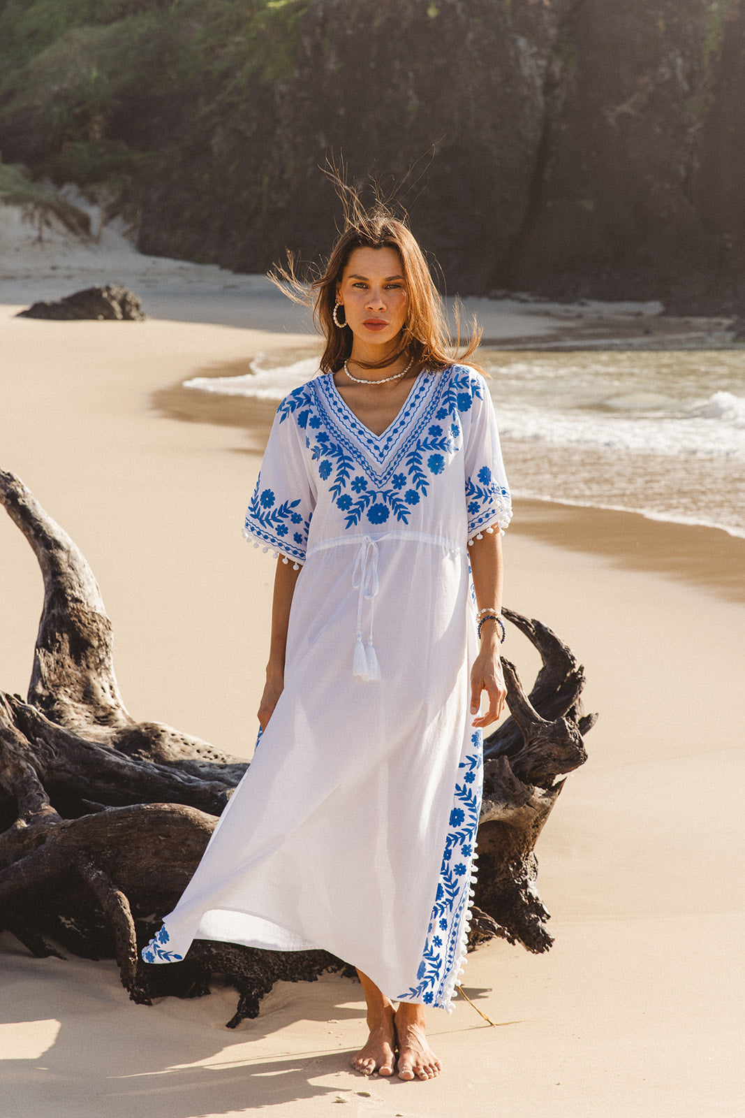 Amaru Kaftan - Sofia Aari Embroidery