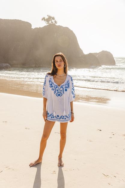 Sydney Top - Sofia Aari Embroidery