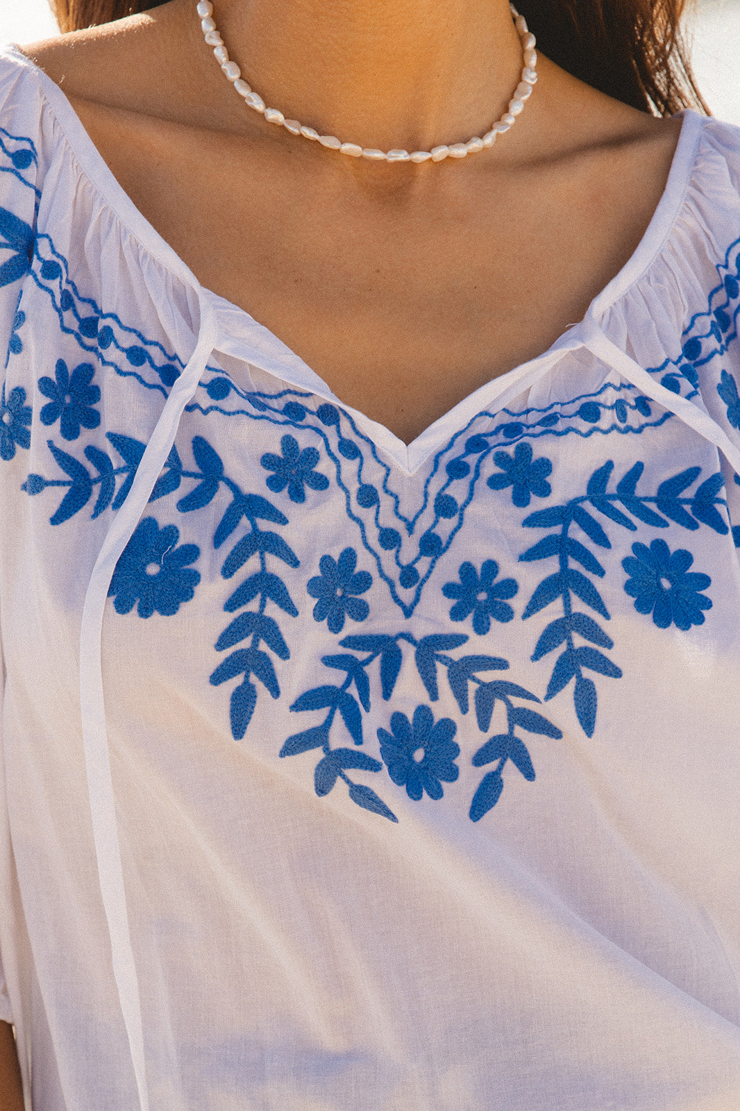 Sydney Top - Sofia Aari Embroidery