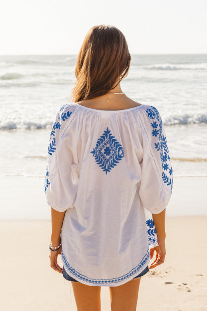 Sydney Top - Sofia Aari Embroidery