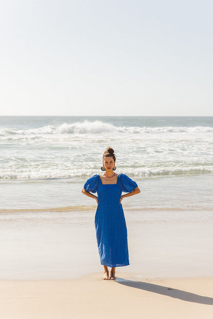 Zara Dress Corn Flower Blue