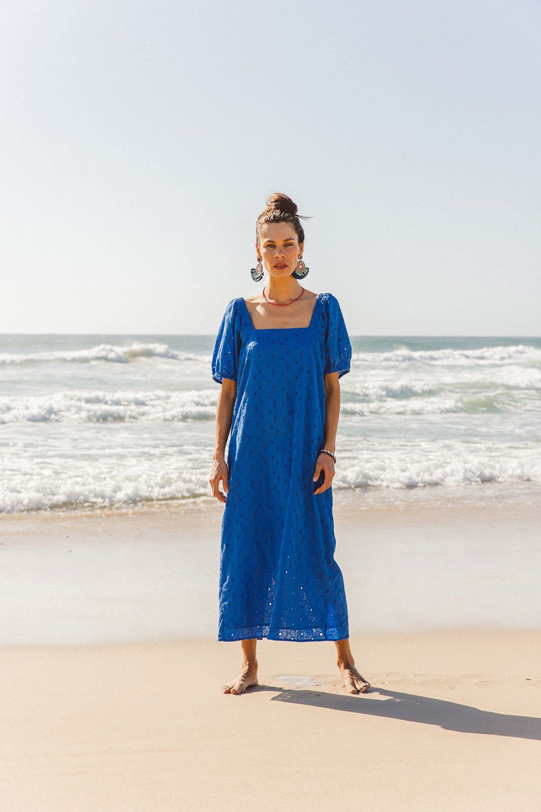 Zara Dress Corn Flower Blue