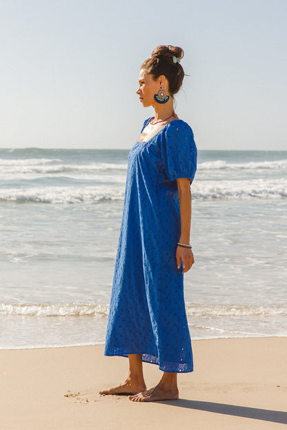 Zara Dress Corn Flower Blue