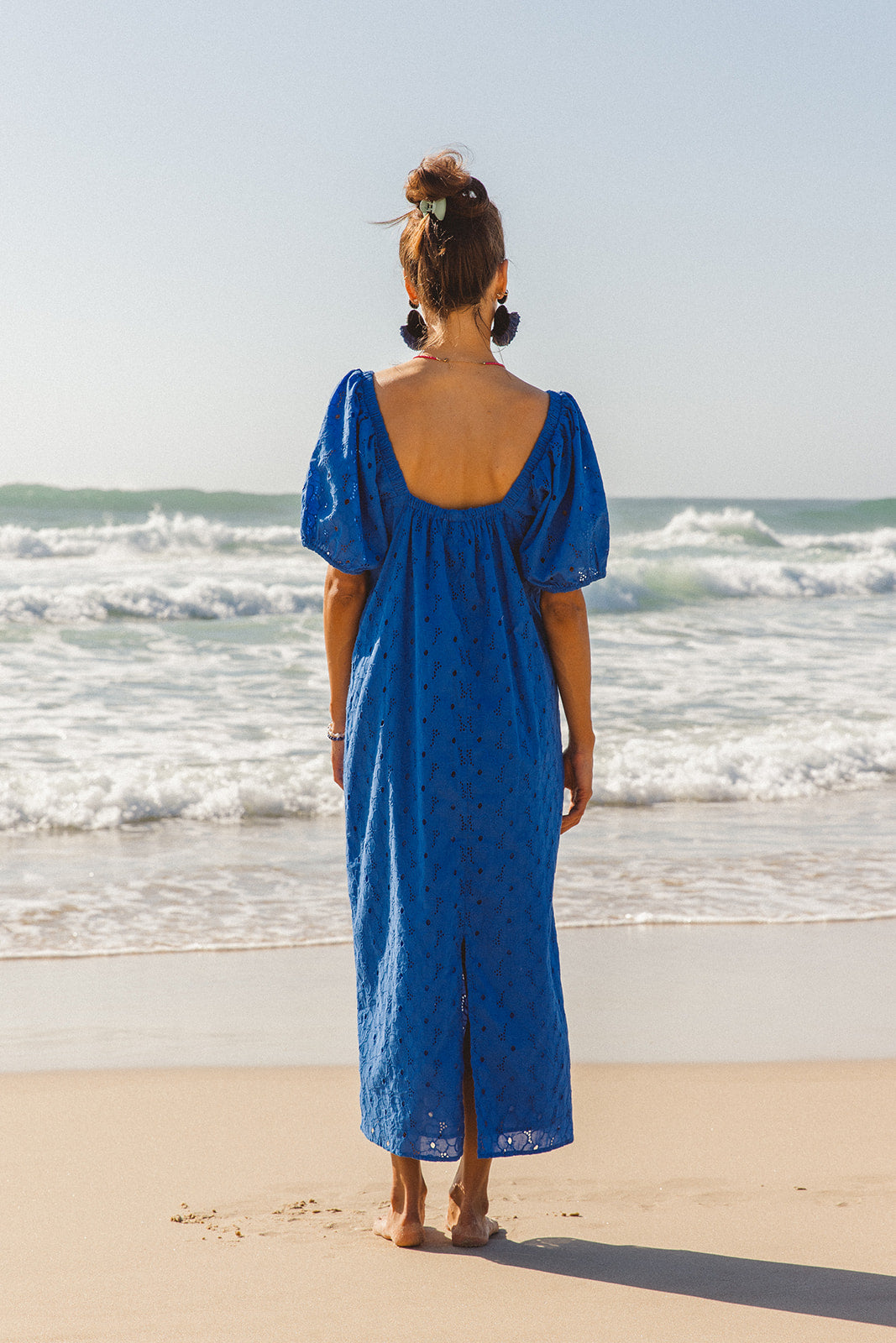 Zara Dress Corn Flower Blue