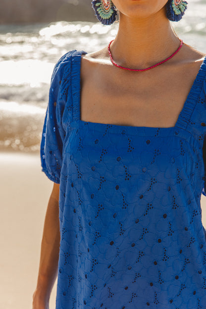 Zara Dress Corn Flower Blue