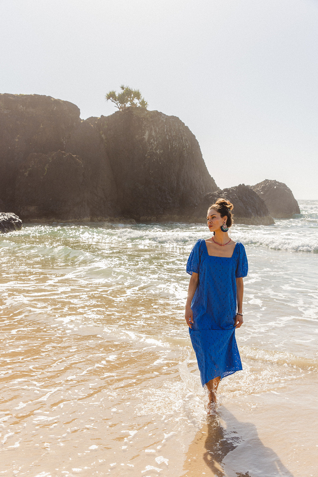 Zara Dress Corn Flower Blue