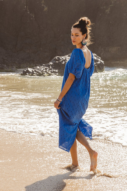 Zara Dress Corn Flower Blue