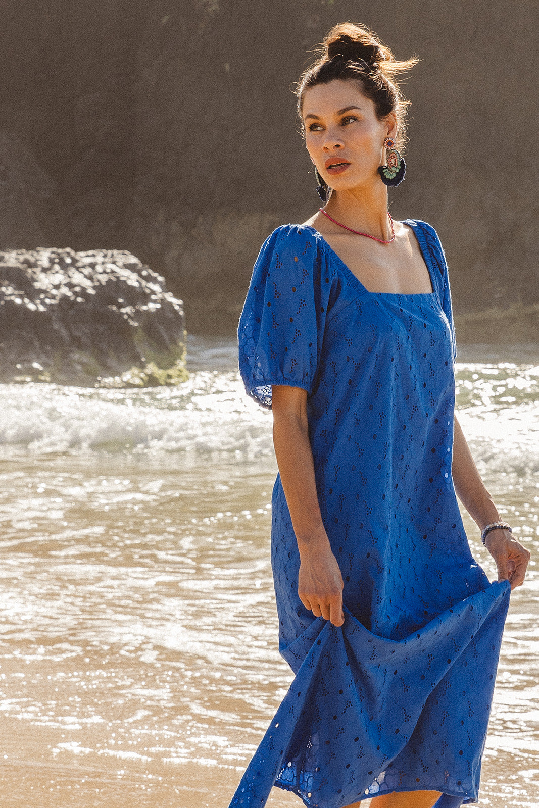 Zara Dress Corn Flower Blue