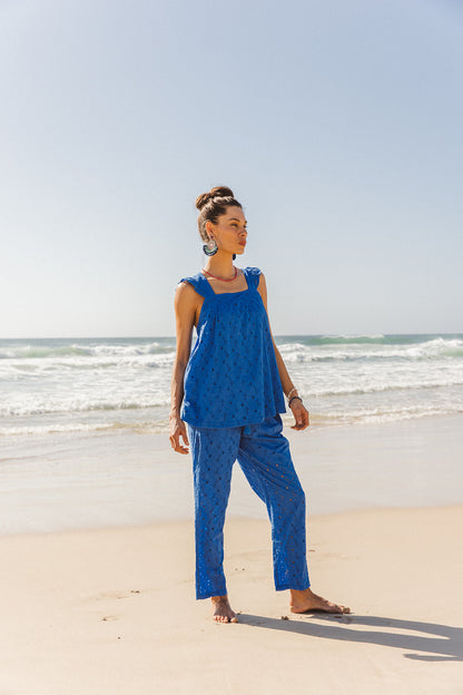 Island Pants Cornflower Blue