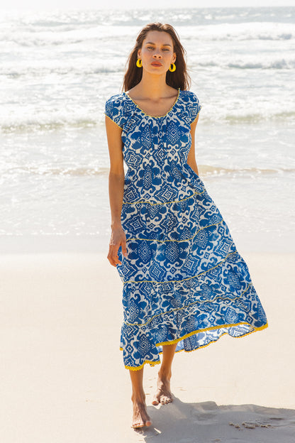 Paris Maxi Dress Amalfi Print