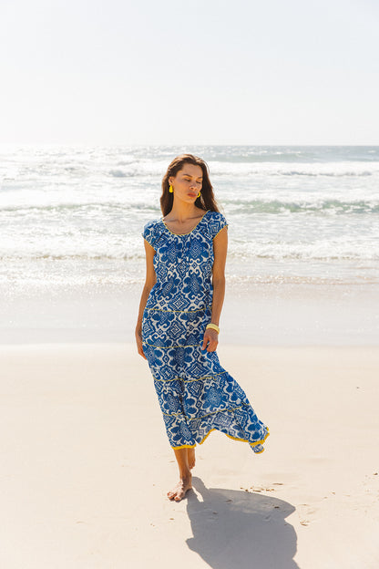 Paris Maxi Dress Amalfi Print
