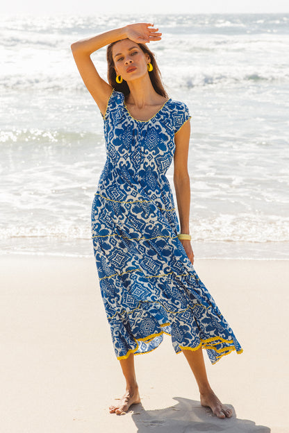 Paris Maxi Dress Amalfi Print