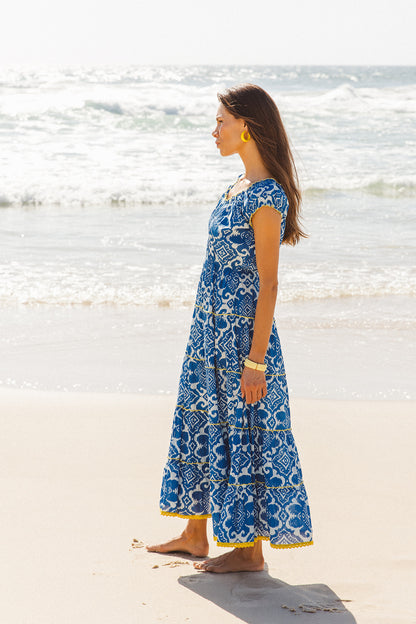 Paris Maxi Dress Amalfi Print