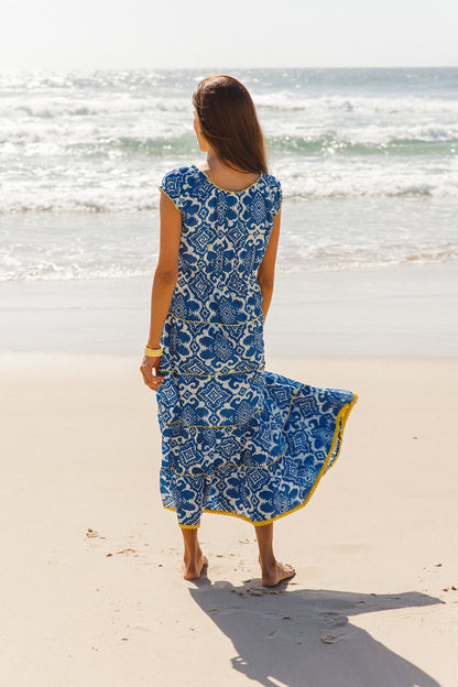 Paris Maxi Dress Amalfi Print