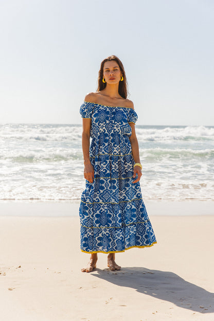 Paris Maxi Dress Amalfi Print