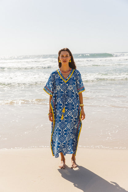 Amaru Kaftan - Amalfi Print