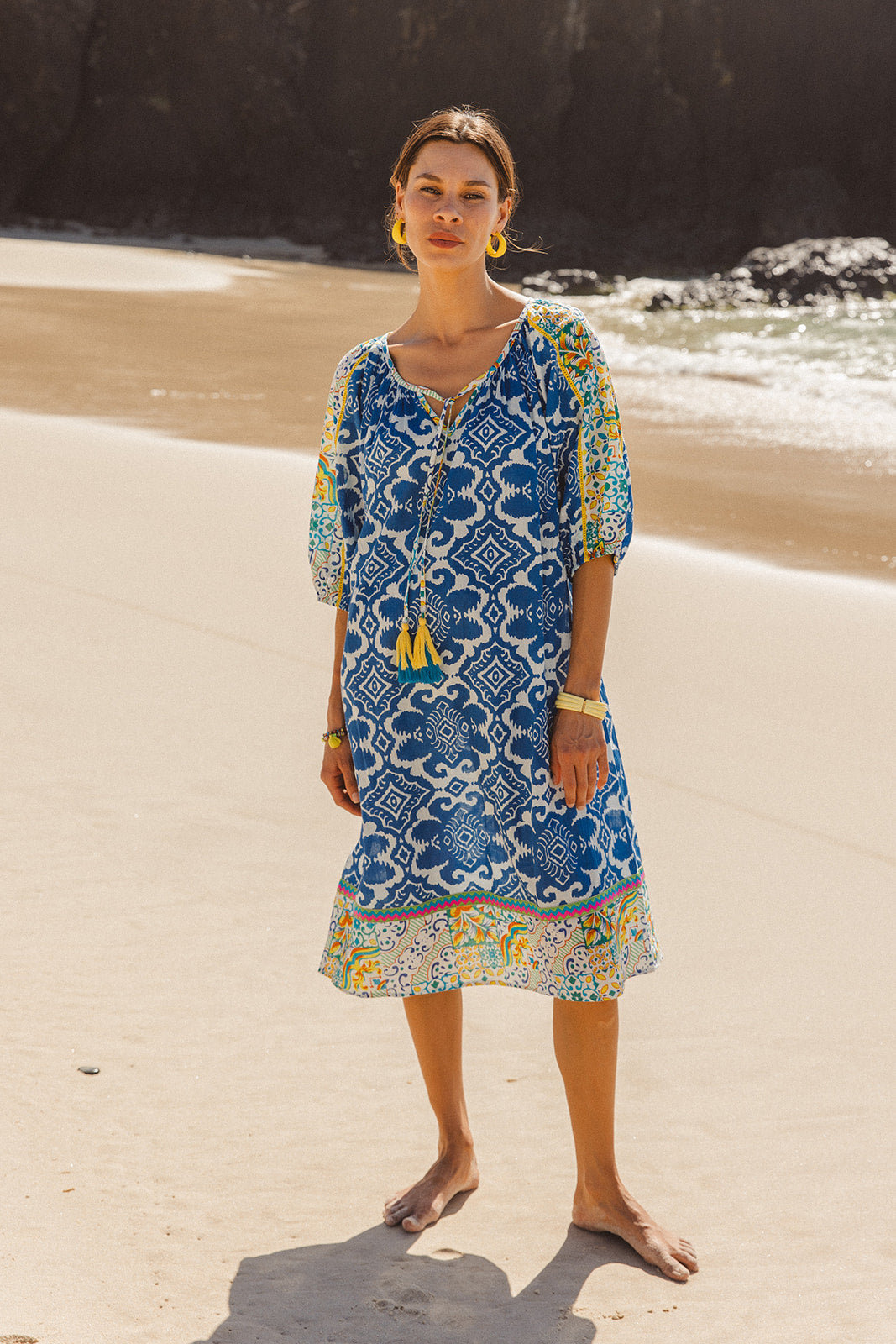 Sydney Dress - Dolce Amalfi Patch Print