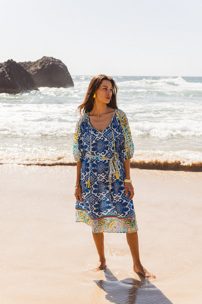 Sydney Dress - Dolce Amalfi Patch Print