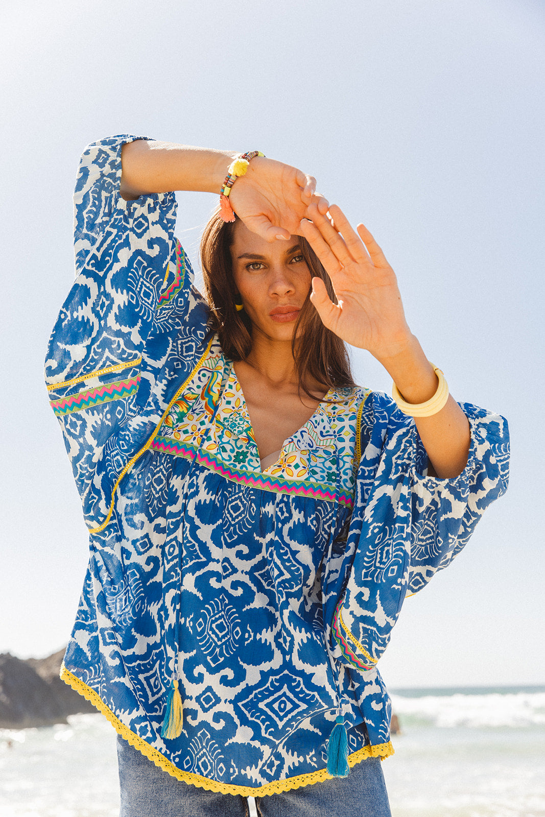 Byron Top - Dolce Amalfi Patch Print