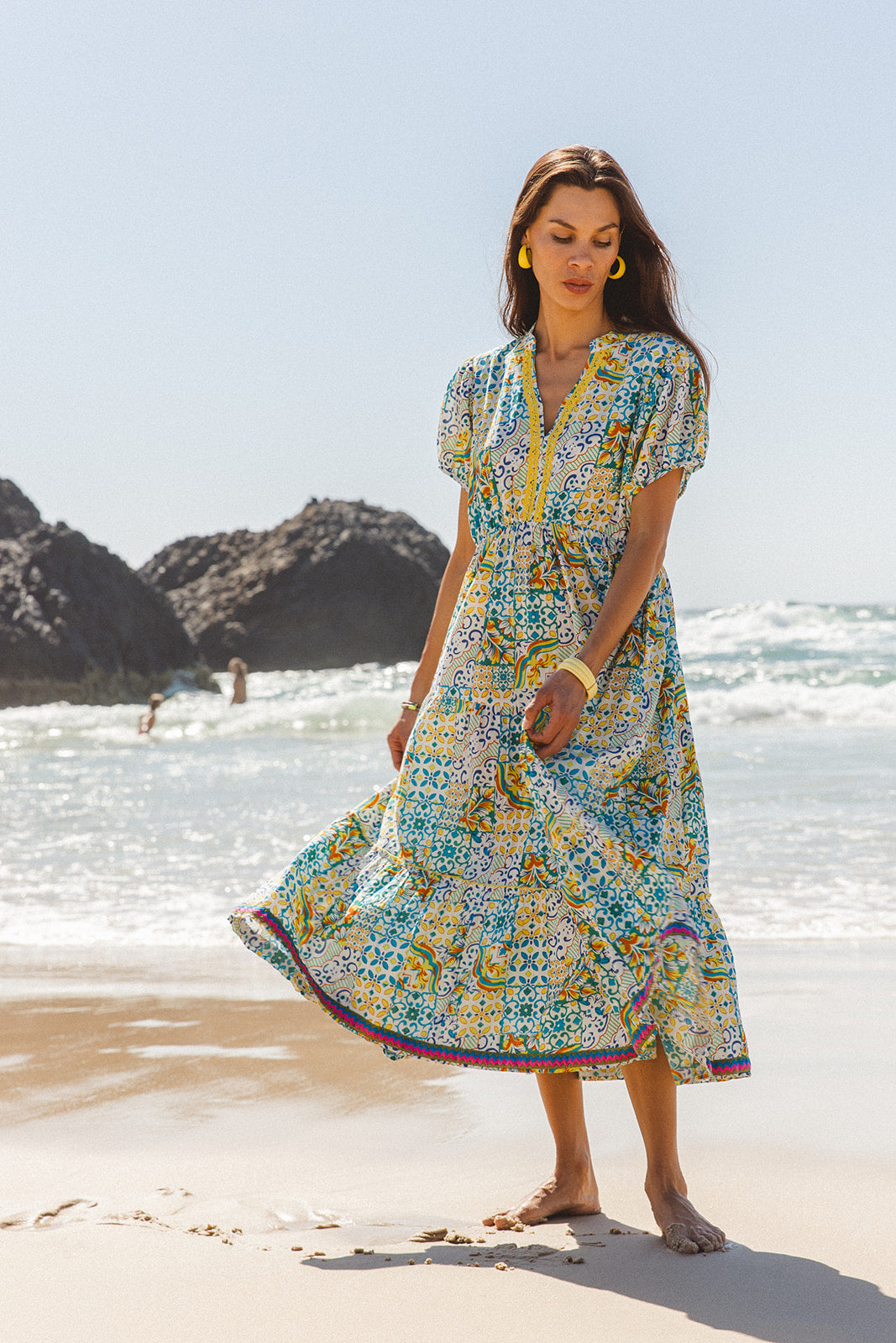 Kiama Dress - Dolce Amalfi Patch Print