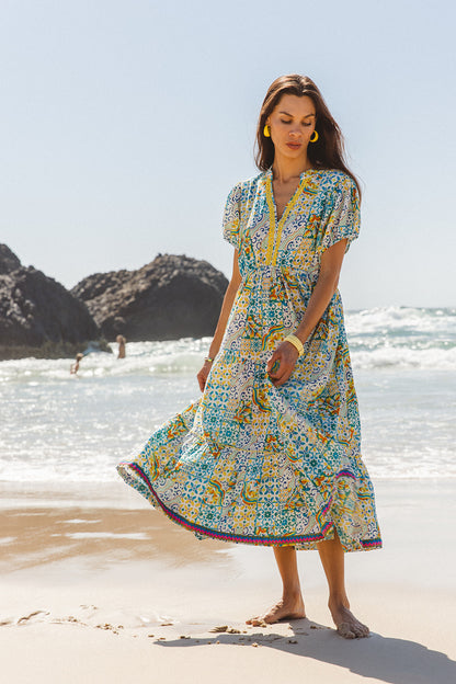 Kiama Dress - Dolce Amalfi Patch Print