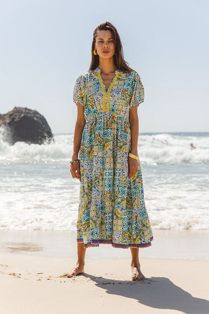 Kiama Dress - Dolce Amalfi Patch Print