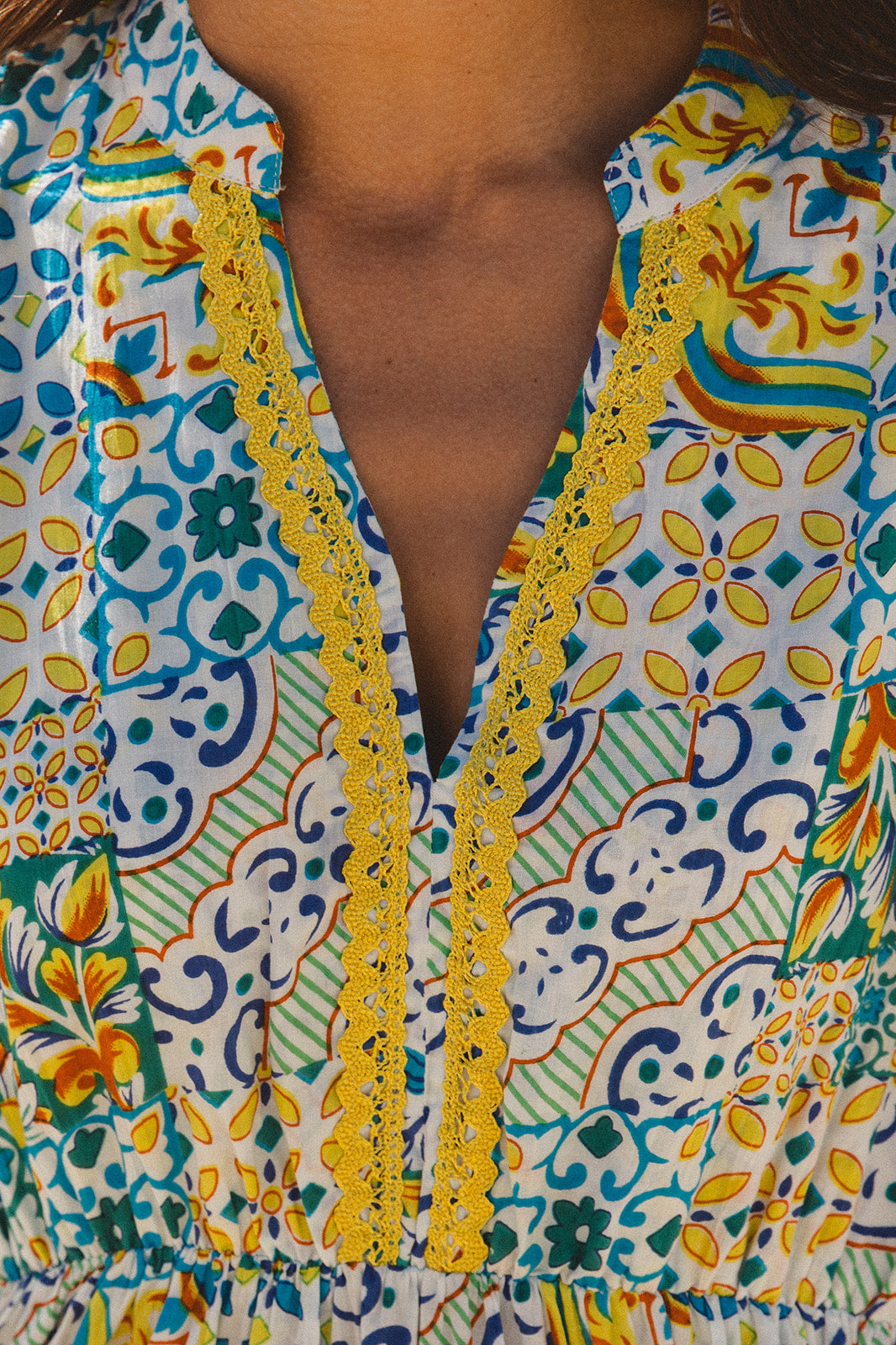 Kiama Dress - Dolce Amalfi Patch Print