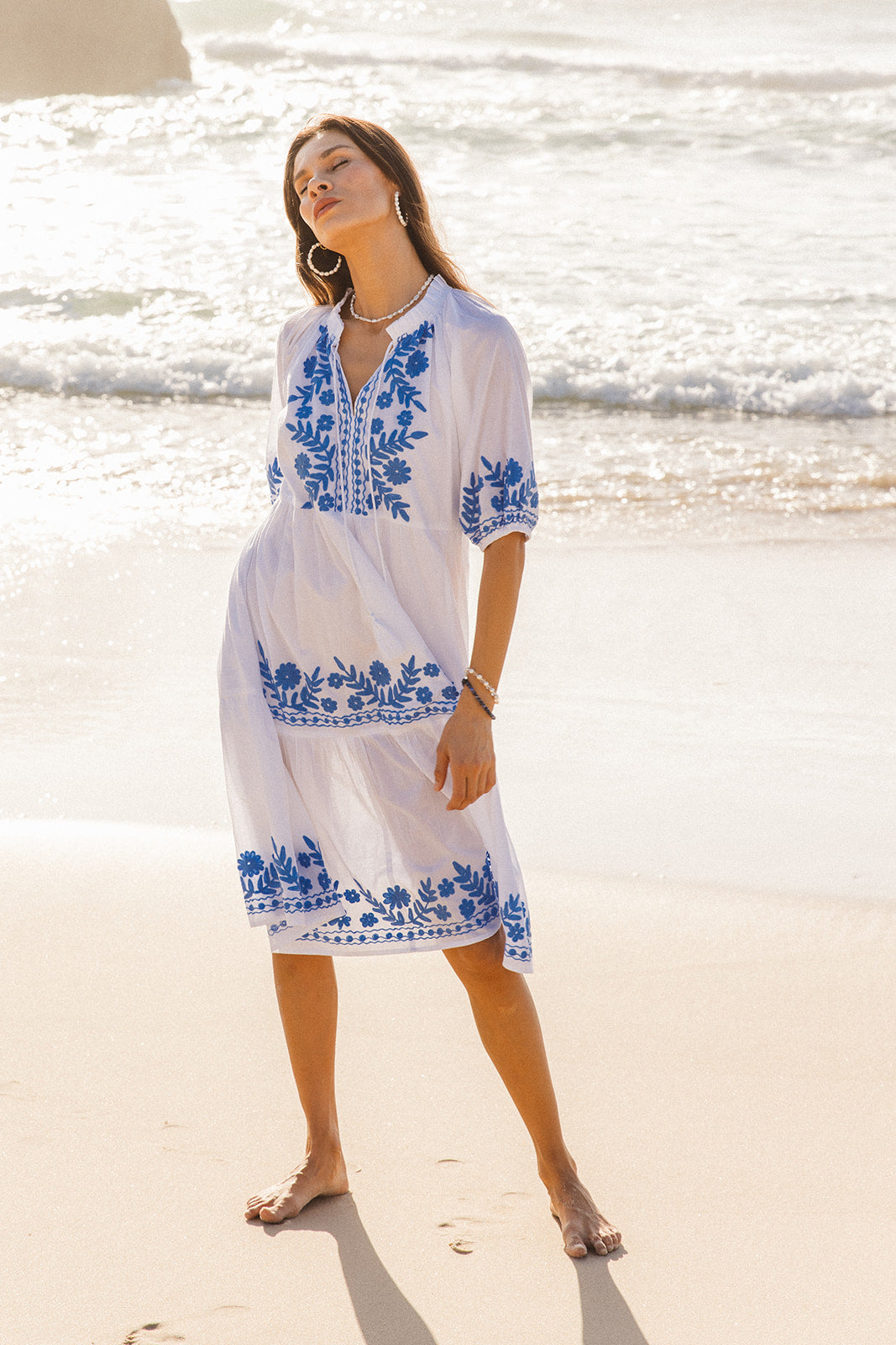 Julia Dress - Sofia Aari Embroidery