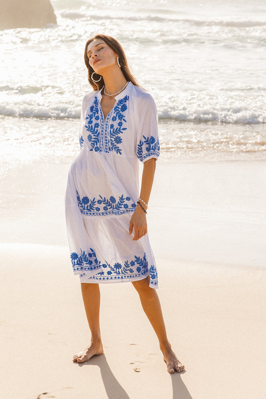 Julia Dress - Sofia Aari Embroidery