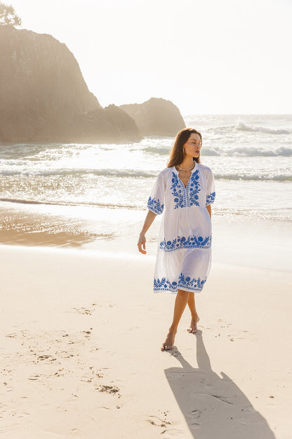 Julia Dress - Sofia Aari Embroidery