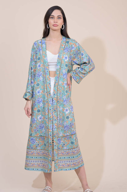 Milos Road Duster - Florence Teal